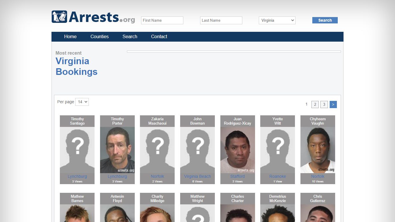 Virginia Arrests and Inmate Search